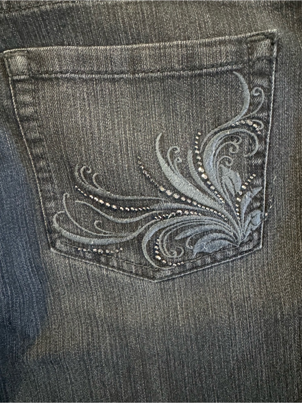 Gloria Vanderbilt Amanda Jeans Womens 16 High Rise Tapered Dark Wash - Picture 6 of 8